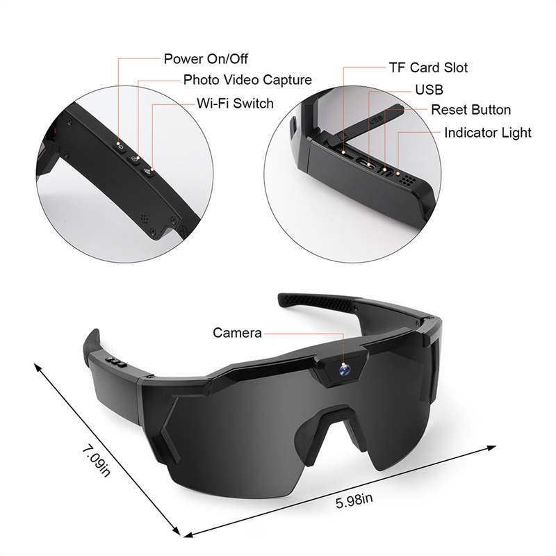 HD Camera Video Sunglasses